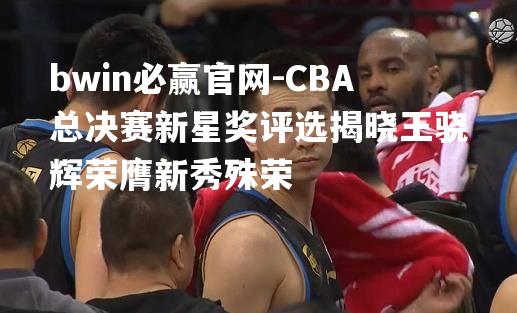 bwin必赢官网-CBA总决赛新星奖评选揭晓王骁辉荣膺新秀殊荣