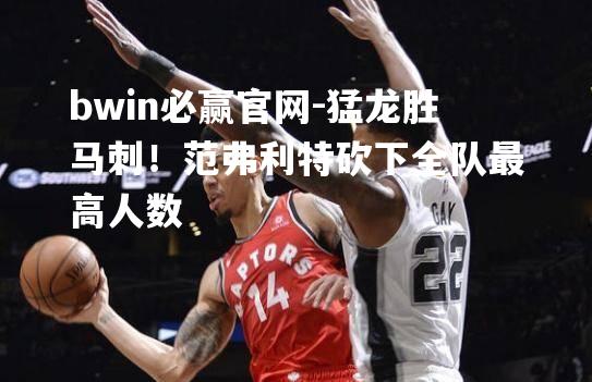猛龙胜马刺！范弗利特砍下全队最高人数