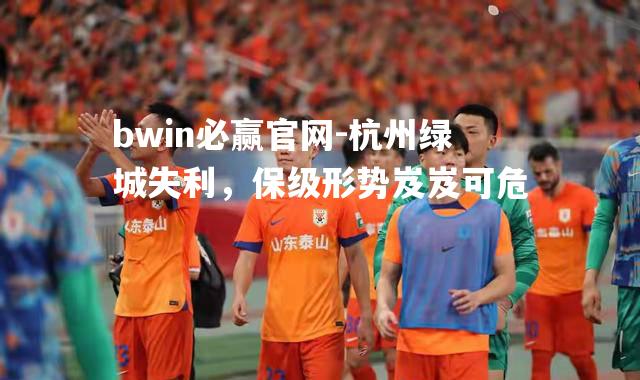 杭州绿城失利，保级形势岌岌可危
