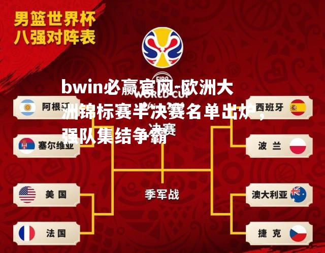 欧洲大洲锦标赛半决赛名单出炉，强队集结争霸